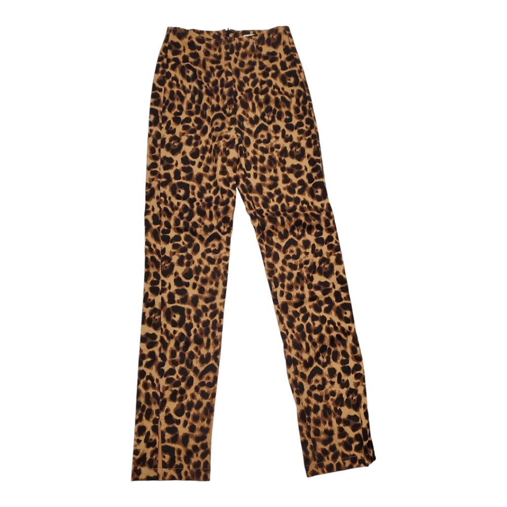 Reformation Marlon Leopard Print Pants Women’s Size 0